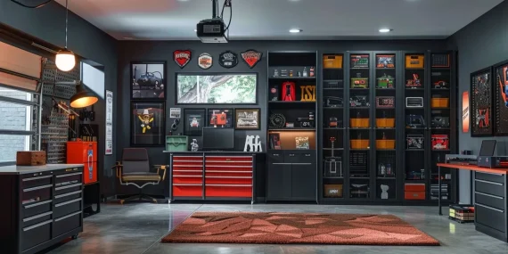 Title - "Creative Ways to Showcase Collectibles in Your Garage"