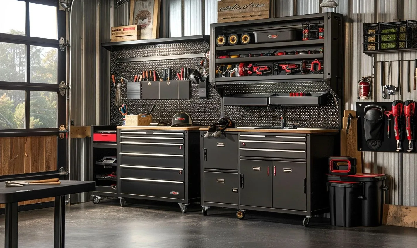 Essential Tool Organization with Pegboards and Tool Chests