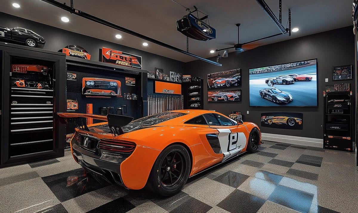 Lighting Up Your Garage with Sports Themes